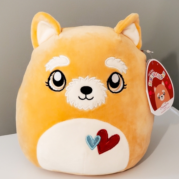 Kellytoy Other - 8" Squishmallow Chloeyana the dog puppy Valentine's stuffed animal soft plush